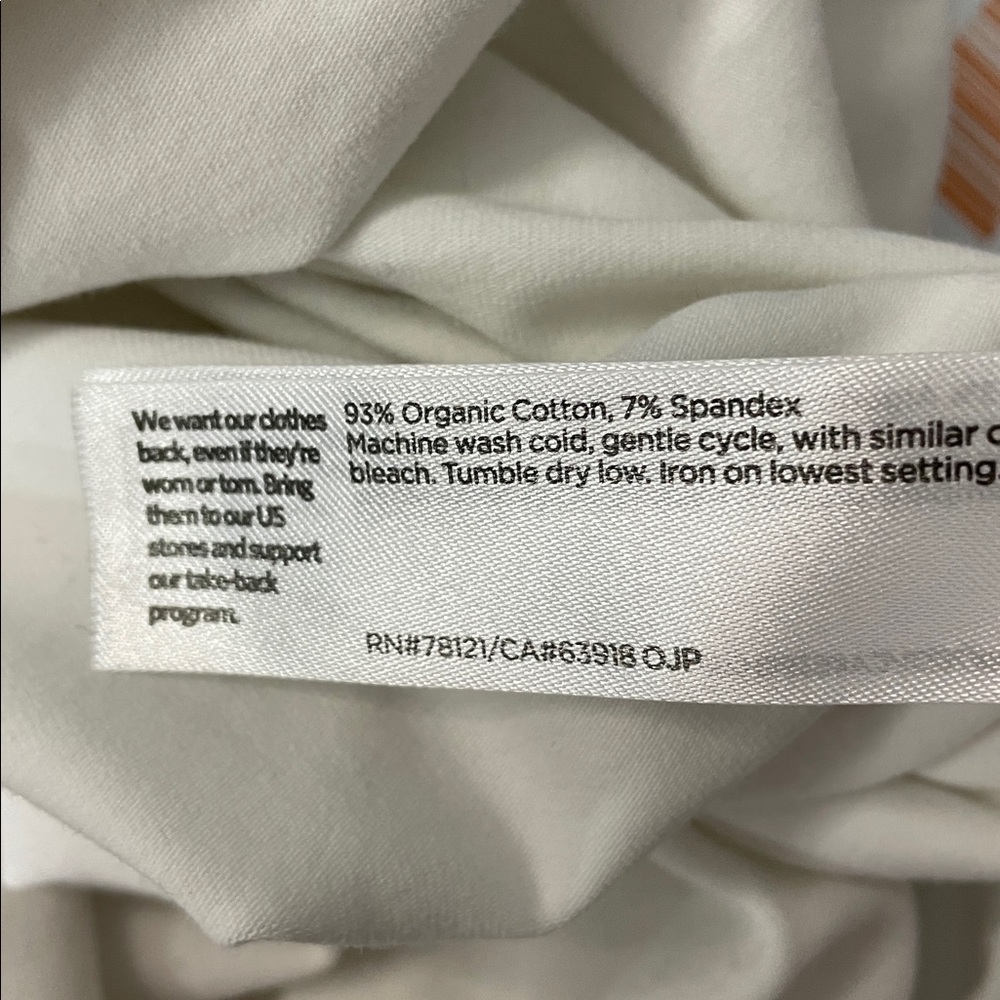 Eileen Fisher Classic White Tank Top - Picture 5 of 5